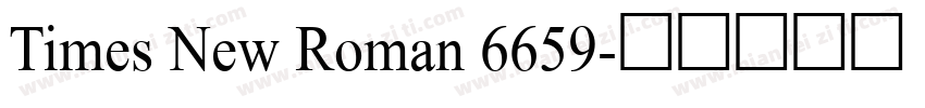 Times New Roman 6659字体转换